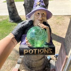 Witch Globe Lights Up 