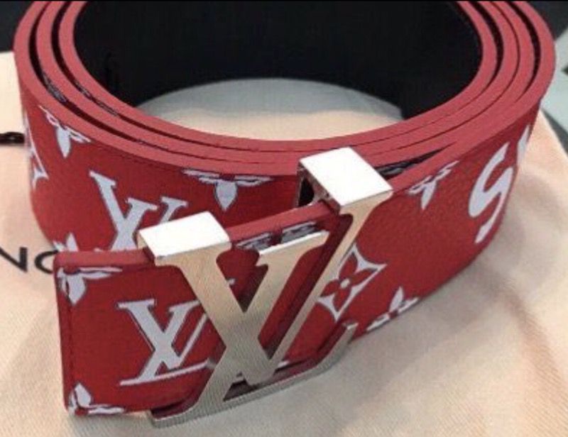 Louis Vuitton supreme belt red for Sale in Sunrise, FL - OfferUp