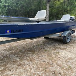 14 Foot Jon Boat With Motor