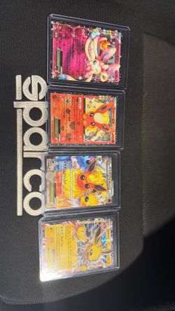 Pokemon Cards Flareon, Sylveon and Jolteon NM