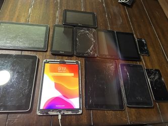 Lot of Tablets And Phones For Parts
