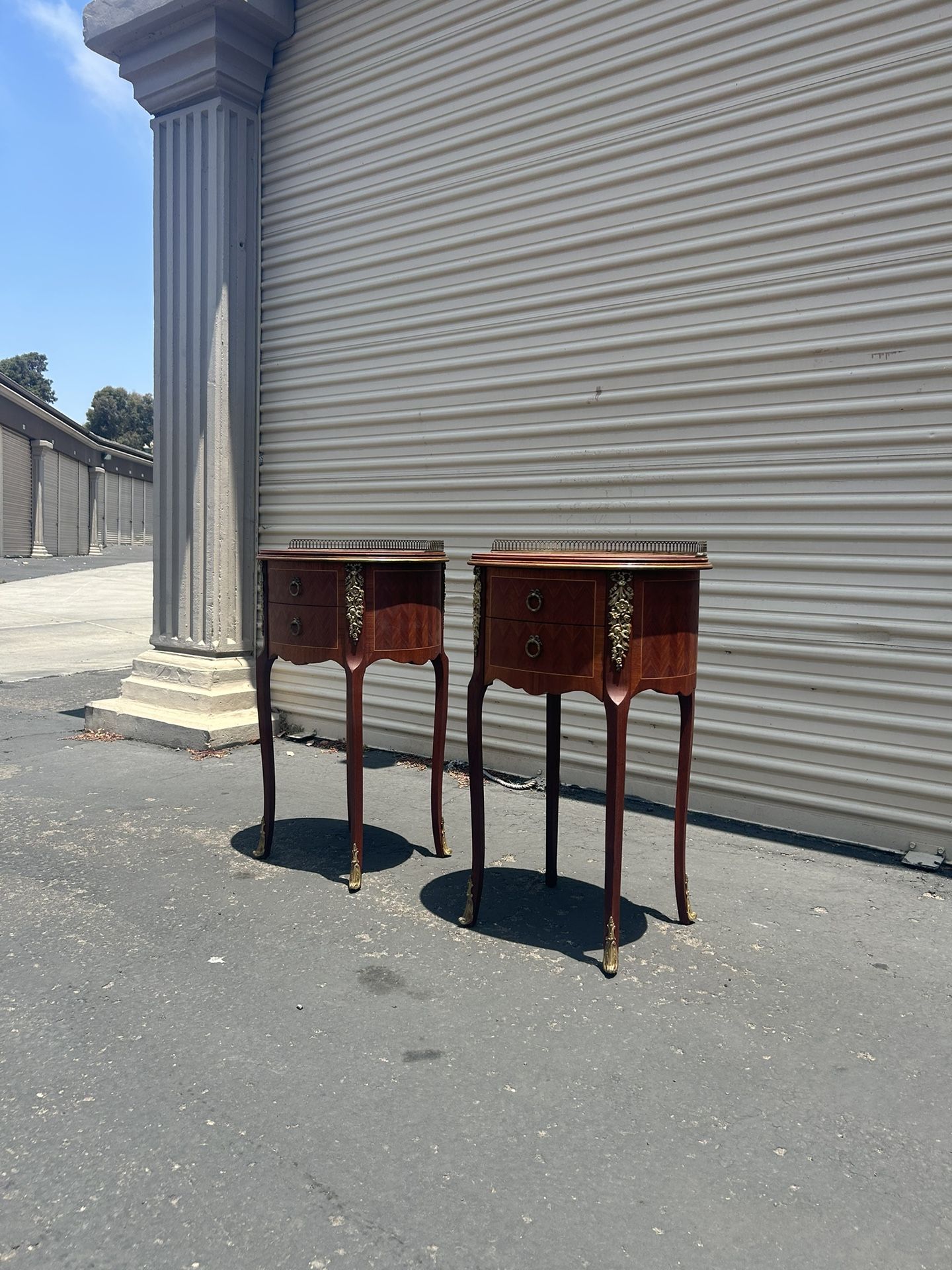 Pair Antiques Italian Sides Table