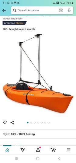 2 Kayak Garage Storage Ceiling Hoists