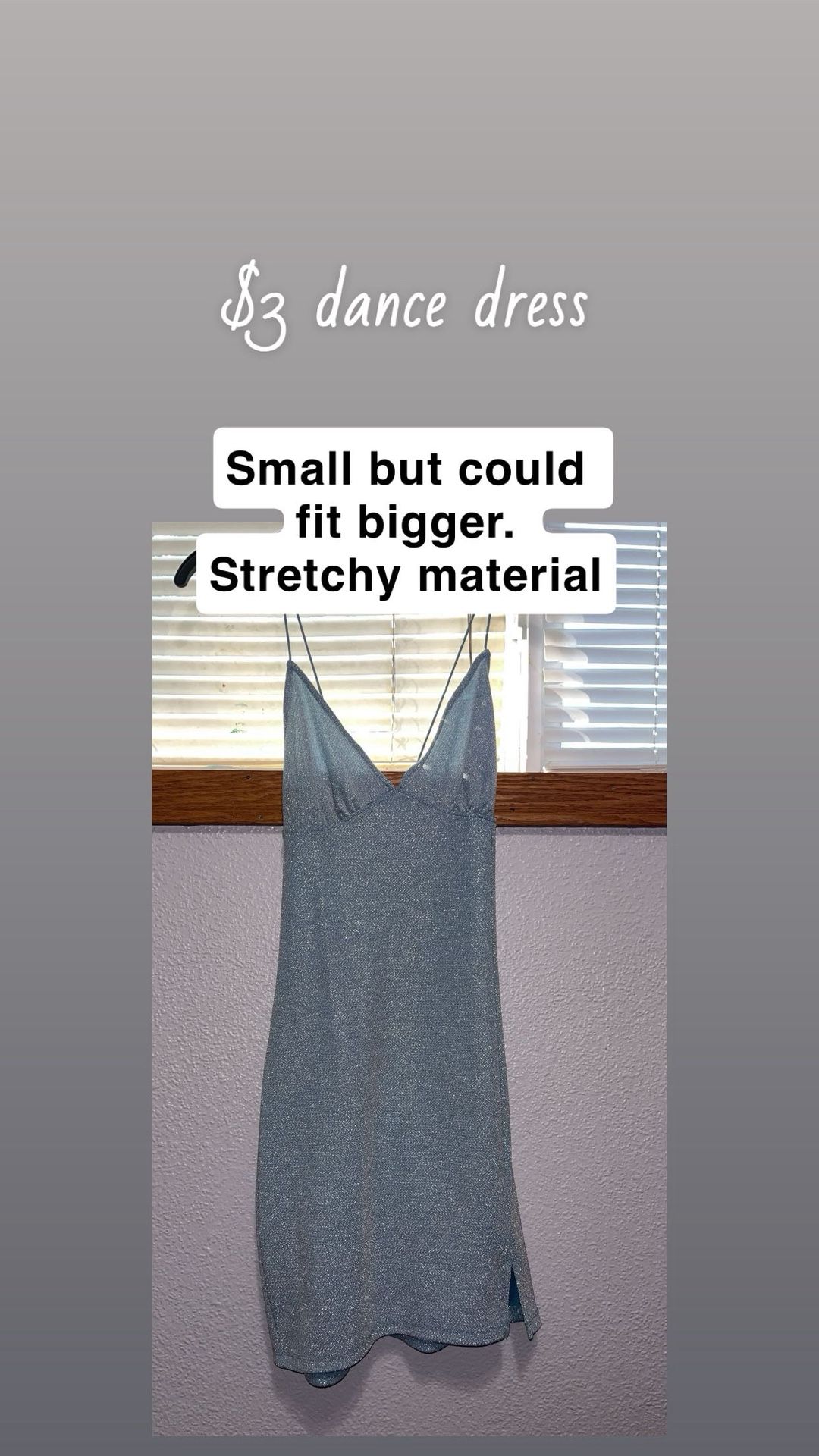 Light Blue Glittery Formal Dress 