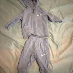 Nike Newborn Light Blue Tracksuit