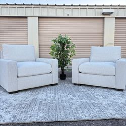 (2) Restoration Hardware Maxwell Chairs - Delivery 