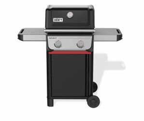 Weber Spirit E-210 Liquid Propane Gas Grill for Outdoor Cooking and BBQ, 2 Burners, Black