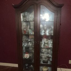 Wood China Cabinet 