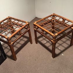 Rattan Side Tables