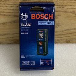 Bosch GLM100-23 Blaze 100ft Backlit Laser Measure -blue