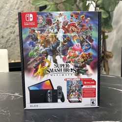 Nintendo Switch Oled Super Smash Bros Bundle 