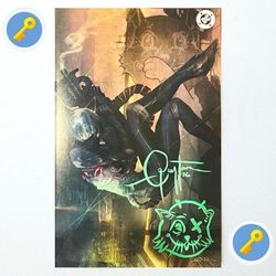 Absolute Catwoman #1 🔑VERY HOT!🔑Virgin Signed/Remark Dan Quintana Variant 🔥