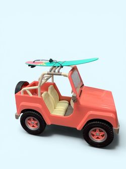 Our generation pink off-roader - 4x4 with electronics