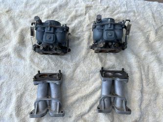 Porsche 356 Zenith 32 NDIX Carburetor P019 DVG With Manifolds Complete