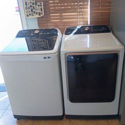Lavadora Y Secadora SAMSUNG Súper Capacidad 