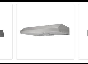 Campana Vissani Arno 30 in. 240 CFM Convertible Under Cabinet Range Hood in Stainless Steel with Lighting and Charcoal Filter