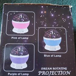 Dream Rotating Projection Lamp New