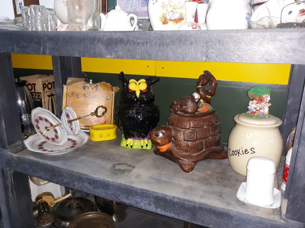 Cookie jars 35.00 each