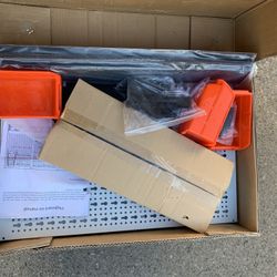 4 ft. Garage Metal Pegboard Utility Tool Storage Kit 