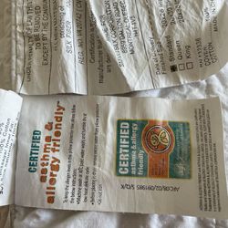 Smart Silk 4 Allergy protector pillow covers- used once