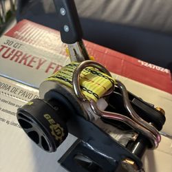 Ratchet Straps. Milwaukee Impact Drill.