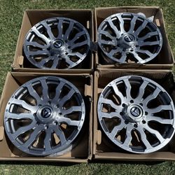 (4) 20” Fuel Blitz Wheels 