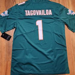 NFL Miami Dolphins football uniform No.1 Tua Tagovailoa jersey