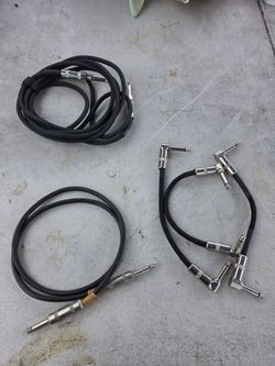 Guitar Instrument Cables and Patch Cables Lot