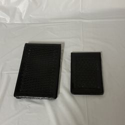 Leather note book pair