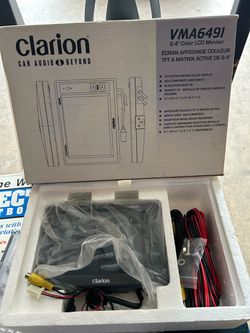 Old school clarion monitor