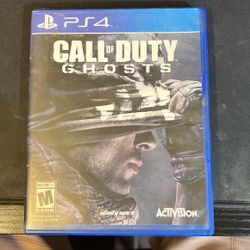 Play station 4 Call Of Duty Ghosts