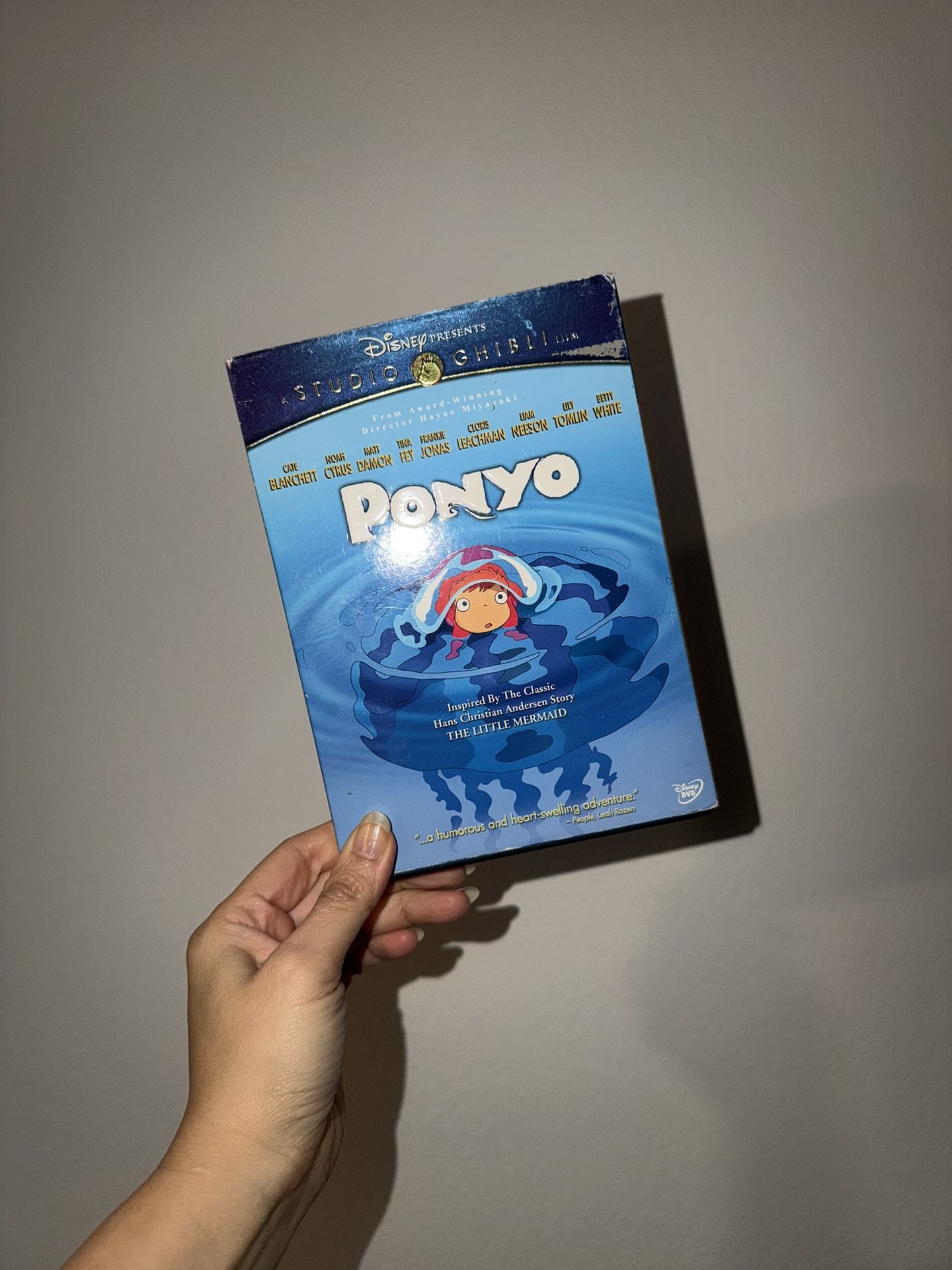 Ponyo 2 DVD Set Animation Studio Ghibli Miyazaki Cate Blanchette Noah Cyrus Japanese Little Mermaid Film