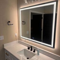 Bathroom vanity led mirror