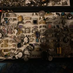 Rings For Sale Costume Or Sterling Silver Stainless  Steel 20$ To 10$