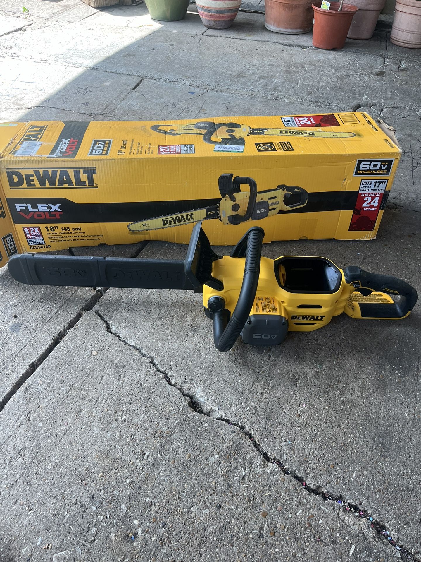 Dewalt 60v Max Chainsaw (TOOL ONLY)