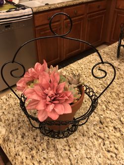 Real succulents flower decor