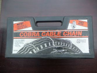 NEW Cobra Snow Chain Cables Sizes 13 14 15 16 17 Truck / SUV / Big Tire