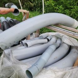 NRW - 6" 45 degree 60 inch radius pvc