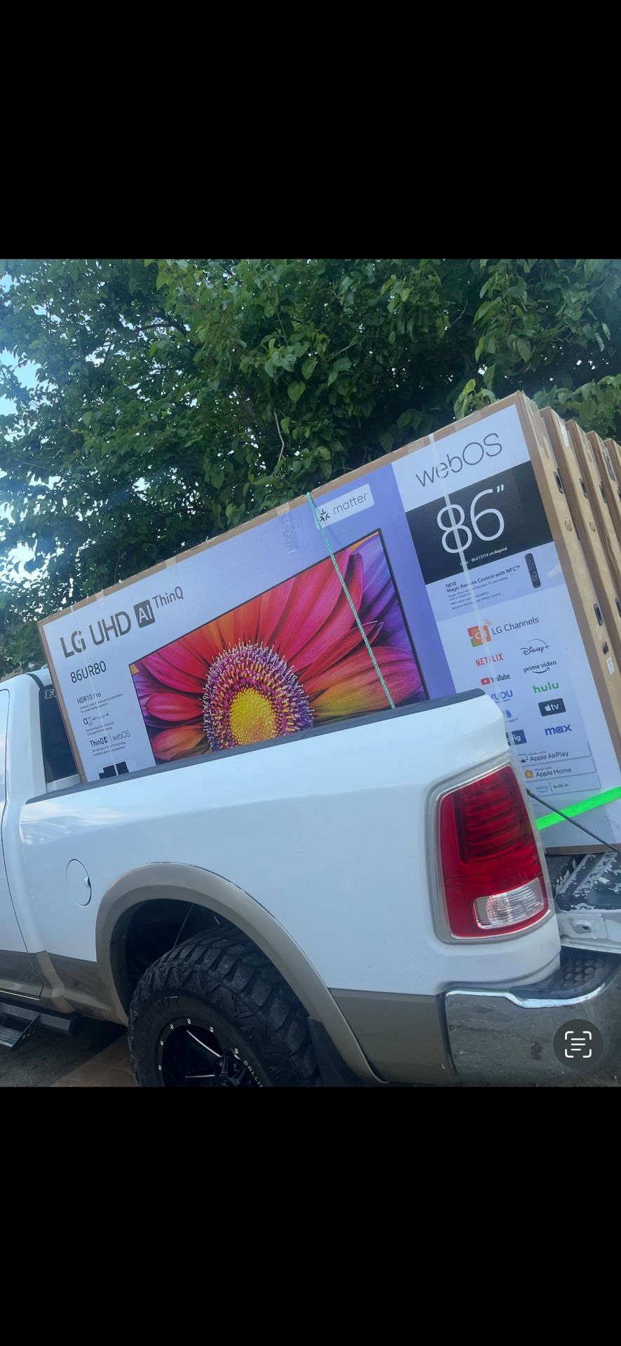 86 Inch New Tv In. Box Smart 4 K