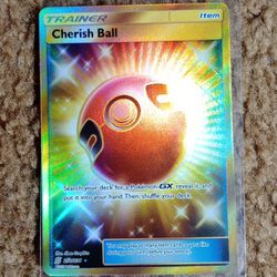 Pokemon Sun & Moon Unified Minds Cherish Ball Secret Rare Trainer NM/M