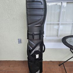 Bag Boy Hard Sided Wheeled Carbon Fiber Travel Golf Bag