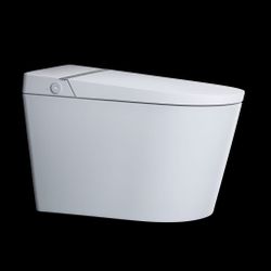 New Toilet.                                        Bathroom vanity