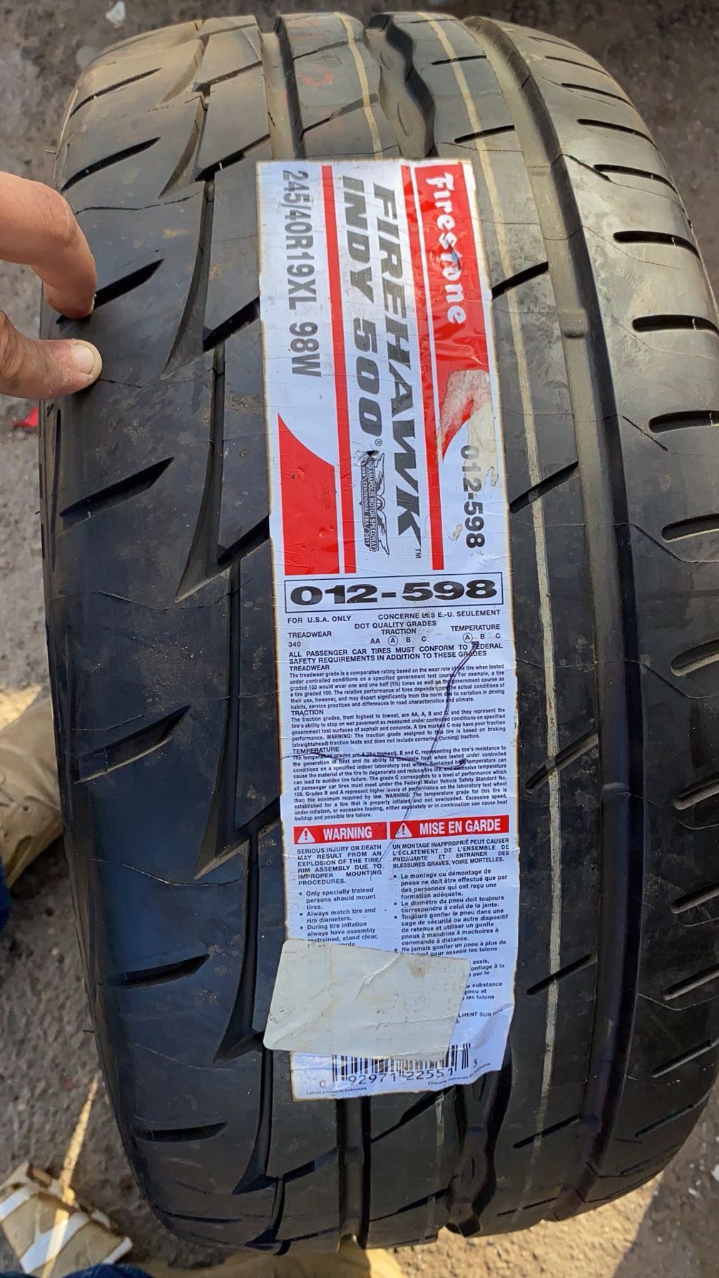 2 Firestone Tires