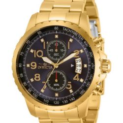 Brand New Invicta Specialty Men's Chronograph Watch - 45mm, Gold 13785 NIB