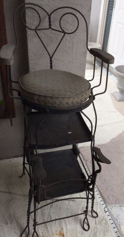 Antique Shoe Shine Chair for Sale in Naples FL OfferUp