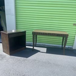 Solid Wood Desk & Table Set