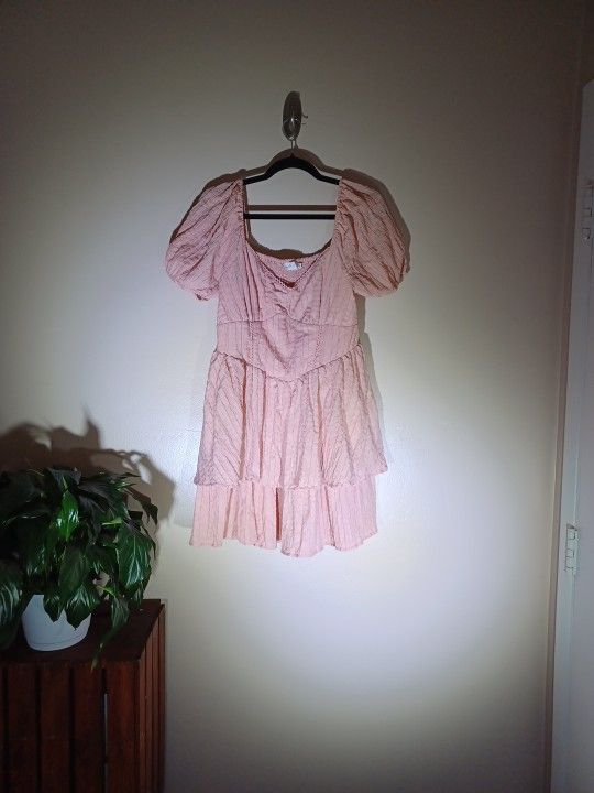 All in Favor Pink Mini Dress