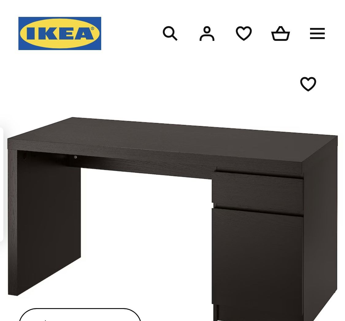 MALM IKEA DESK