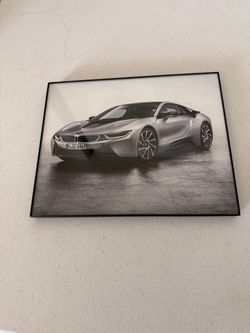 BMW i8 Framed Car Print