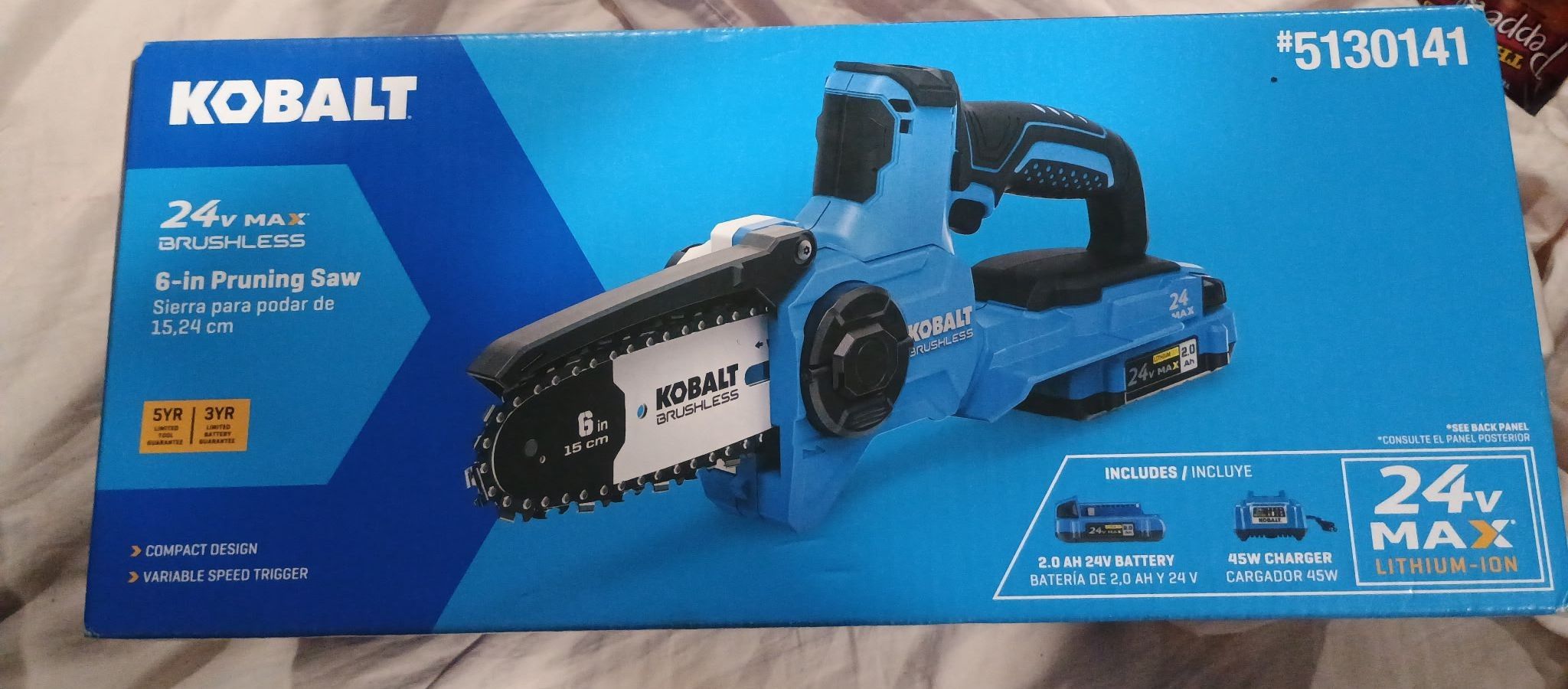 BRAND NEW KOBALT 6 IN 1 PRUNING CHAINSAW